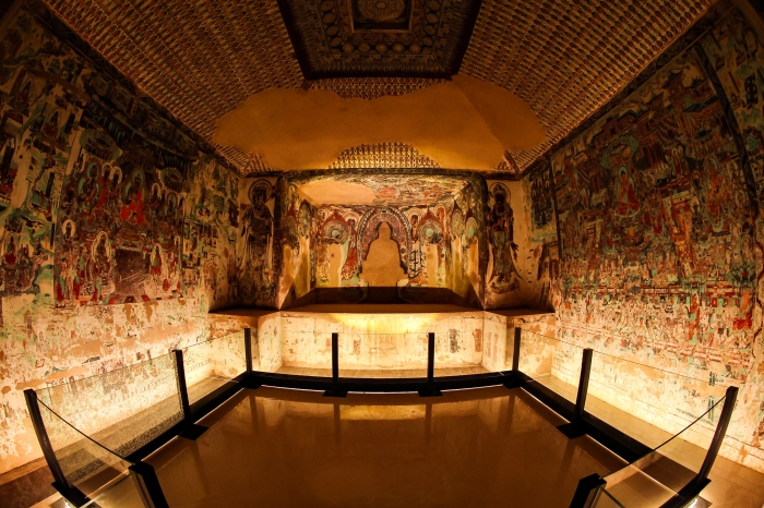 9座洞窟、300件壁画与彩塑 全球最大敦煌艺术展“如是莫高”在京展出