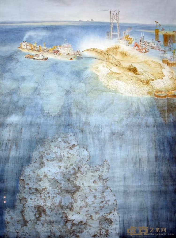 从工写两极到时空叠印:宁亦绅水墨艺术的解域化探索