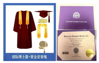 华鸟获美国道格拉斯大学艺术荣誉博士学位