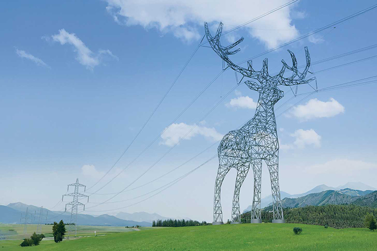 玩艺术的电塔你见过吗？