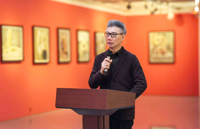 生命之行与诗性表达：“诗与行——古棕油画作品展”华南师范大学美术学院开幕
