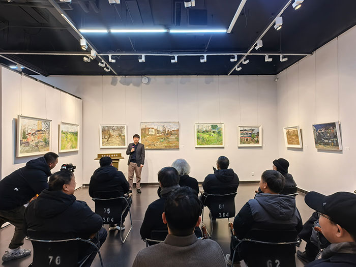 “热爱生活 记入岁月——廖正定油画风景写生作品展”京师美术馆开幕