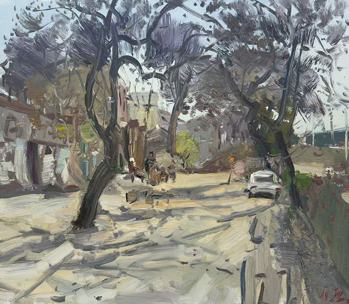 “热爱生活 记入岁月——廖正定油画风景写生作品展”京师美术馆开幕